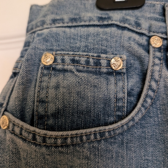 Versace Jeans Couture Denim with Black Leather Patch - Picture 3 of 15